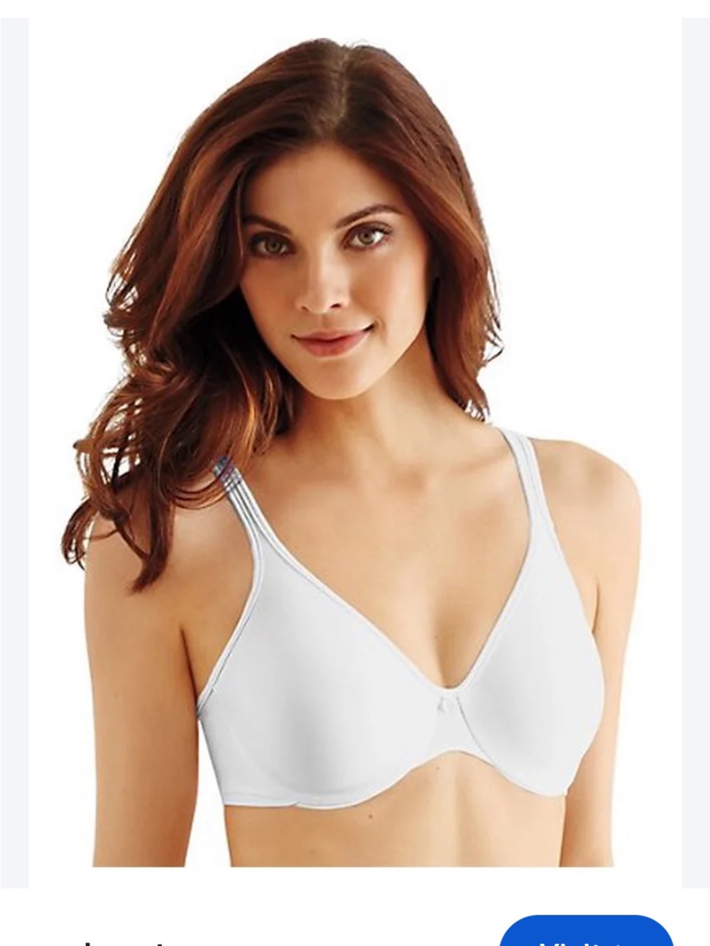 Bali White Smooth Molded Underwire Bra